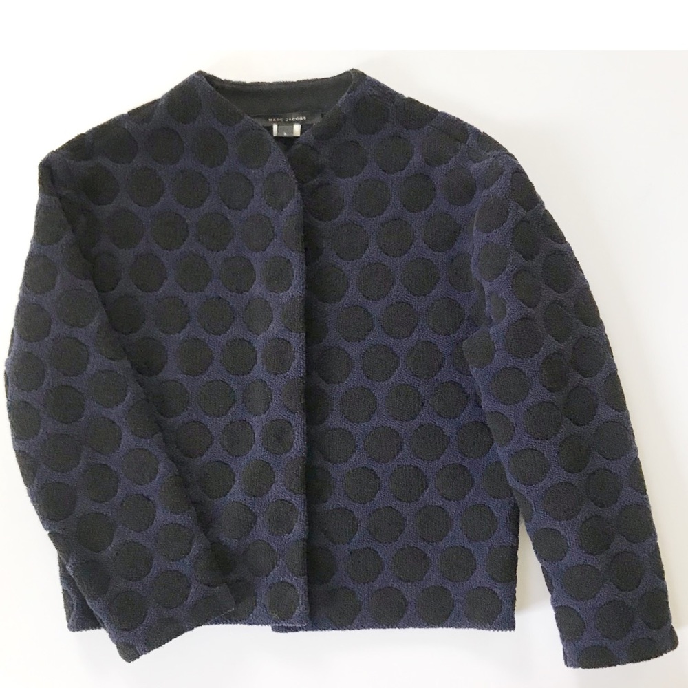 Marc Jacobs Polka Dot Jacket, Blue & Black